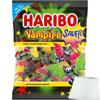 Haribo Vampire sauer Fruchtgummi und Lakritz (175g...