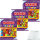 Haribo Monsterjagd Fruchtgummi mit Schaumzucker 3er Pack (3x175g Packung) + usy Block