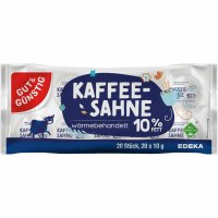 G&G Kaffeesahne 10% Fett ohne Gentechnik 3er Pack...