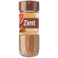 Gut&Günstig Zimt gemahlen aromatische Mischung aus süßer und leicht bitterer Note (40g Glas)