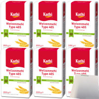 Kathi Weizenmehl Typ 405 mit Getreide aus der Region 6er...