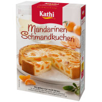 Kathi Backmischung für Mandarinen Schmandkuchen 6er Pack (6x460g Packung) + usy Block