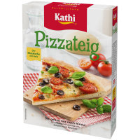 Kathi Backmischung für Pizzateig 6er Pack (6x400g Packung) + usy Block