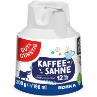 Gut&Günstig Kaffeesahnekännchen 12% Fett...