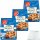 Gut&Günstig Schokokränze Mürbegebäck mit 20 % Schokolade 3er Pack (3x250g Packung) + usy Block