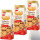 Schulte Schweinsöhrchen knusprig zart Blätterteiggebäck 3er Pack (3x250g Beutel) + usy Block