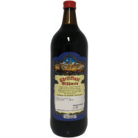 Sankt Lorenz Christkindl Glühwein trinkfertig gewürzt und gesüßt 8,8% vol. 3er Pack (3x1 Liter Flasche) + usy Block