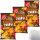 Gut&Günstig Tortillachips Mais-Chips mit Paprikageschmack 3er Pack (3x300g Packung) + usy Block
