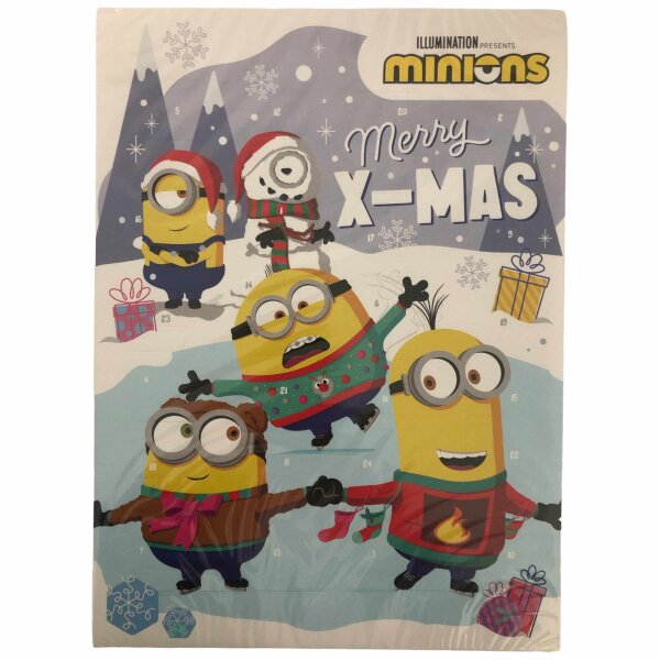 Minions Adventskalender Merry X-MAS (75g Packung) MHD 30.06.2024 Sonderpreis
