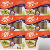 Leicht&Cross Knusperbrot Vital 6er Pack (6x125g...