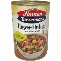 Sonnen Bassermann Linseneintopf mit Würstchen 3er...