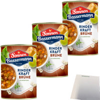 Sonnen Bassermann Rinder-Kraftbrühe 3er Pack...