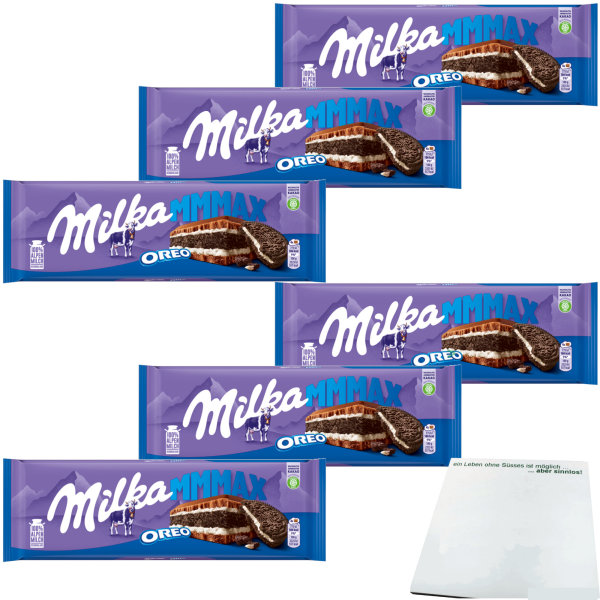 Milka Oreo Schokolade MMMAX 6er Pack (6x300g Großtafel) + usy Block