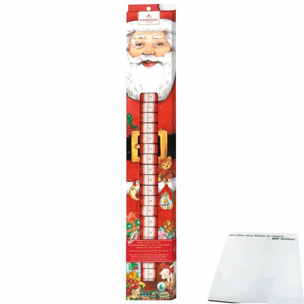 Niederegger Adventskalender Marzipan Klassiker (300g Packung) + usy Block