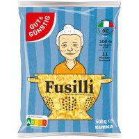 Gut&Günstig Nudeln Fusilli Pasta aus Italien...