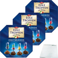 Trumpf Edle Tropfen in Nuss blau Obstbrände 3er Pack...