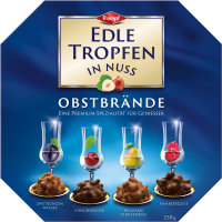 Trumpf Edle Tropfen in Nuss blau Obstbrände 3er Pack...