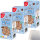 Gut&Günstig Schoko Müsli weniger süß 30% weniger Zucker 3er Pack (3x750g Packung)  + usy Block
