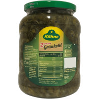 Kühne Grünkohl fix und fertig Der Schnelle 3er Pack (3x660g Glas) + usy Block