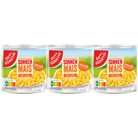 Gut&Günstig Sonnenmais zart und jung natursüß 6er Pack (18x150 Dose) + usy Block