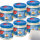 Gut&Günstig Sahnemeerrettich Sahnig-Mild 6er Pack (6x185g Glas) + usy Block