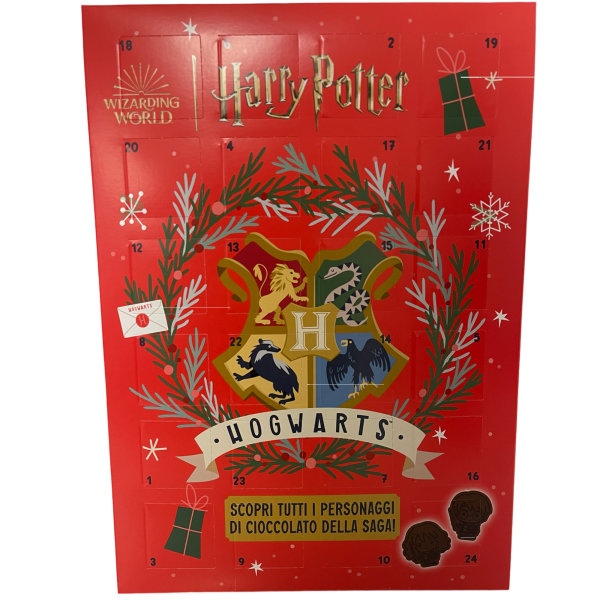 Harry Potter Adventskalender Hogwarts Premium XL rot (280g Schokolade)