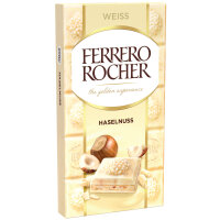 Ferrero Schokolade Rocher Haselnuss Weiss 90g MHD 20.07.2025 Resposten zum Sonderpreis