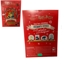 Harry Potter Adventskalender Hogwarts Premium XL rot (280g Schokolade) + usy Block