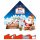 Ferrero Kinder Maxi Mix Adventskalender Motiv: Weihnachtshaus (351g Packung) + usy Block