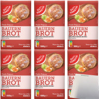 Gut&Günstig Brotbackmischung Bauernbrot 6er Pack...