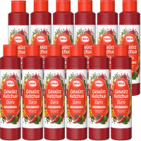 Hela Curry Gewürz Ketchup leicht scharf VPE (12x500ml Flasche)