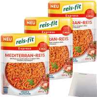 Reis-Fit Express mediterran Reis 3er Pack (3x250g...