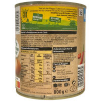 Maggi Ravioli Arrabiata in extra scharfer Tomatensauce 3er Pack (3x800g Dose) + usy Block