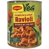 Maggi Ravioli Bolognese mit Soja-Hack vegan 6er Pack...