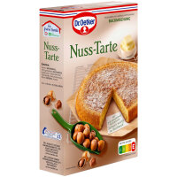Dr. Oetker Backmischung für Nuss-Tarte 6er Pack (6x380g Packung) + usy Block