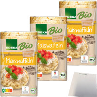 Edeka Bio Maiswaffeln gesalzen mit Meersalz 3er Pack...