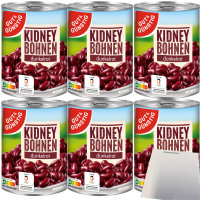 Gut&Günstig Kidneybohnen dunkelrot 6er Pack...