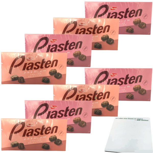 Piasten Pralinenmischung Premium Praline Selection VPE (8x400g Packung) + usy Block