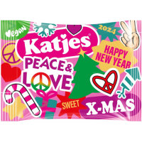 Katjes Peace & Love Vegan Neujahr Edition 2024 3er Pack (3x175g Packung) + usy Block