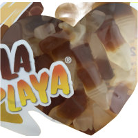 Katjes Family Cola Playa Fruchtgummi Cola-Fläschchen 3er Pack (3x250g Packung) + usy Block
