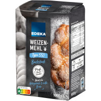 Edeka Weizenmehl Type 550 ideal für Hefegebäck und helle Brote 6er Pack (6x1kg Packung) + usy Block