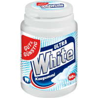 Gut&Günstig Kaugummi Ultra White zuckerfrei 6x50...