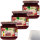 Edeka Bio Wild-Preiselbeeren 40 % Fruchtanteil 3er Pack (3x220g Glas) + usy Block