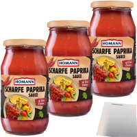 Homann scharfe Paprika Sauce echt pikant 3er Pack...