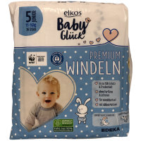 Elkos Premium Windeln Gr.5 Junior 3er Pack (3x36...