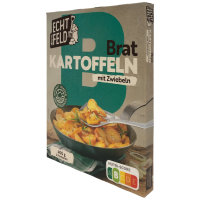 Echt vom Feld Bratkartoffeln mit Zwiebeln 6er Pack (6x400g Packung) + usy Block