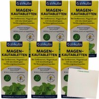 Zirkulin Magen-Kautabletten 6er Pack (6x40 Stück) +...