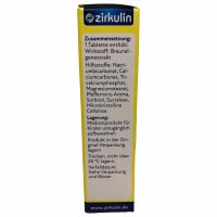 Zirkulin Magen-Kautabletten 6er Pack (6x40 Stück) + usy Block