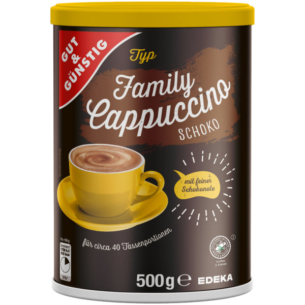 Gut&Günstig Family Schoko-Cappuccino Instant (500g Packung)