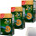 Gut&Günstig Kaffeesticks 2in1 löslicher Bohnenkaffee mit Kaffeeweißer 3er Pack (3x140g Packung) + usy Block
